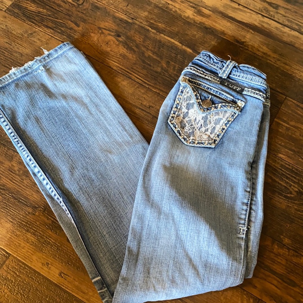 Lace Pocket Jeans
